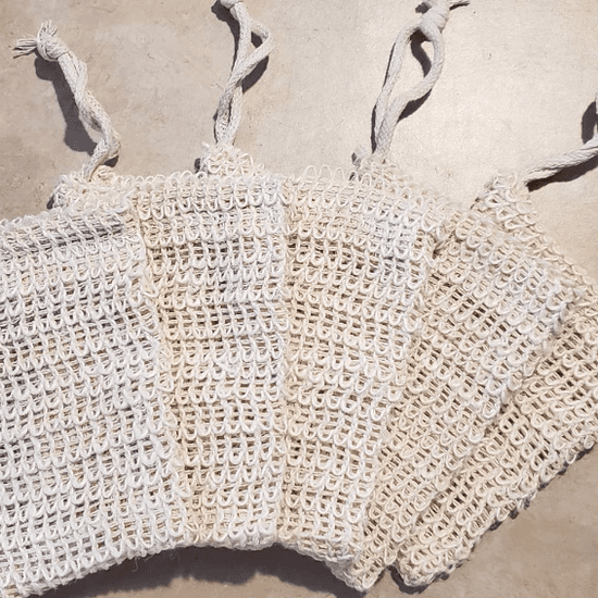 Sisal & Cotton Soap Saver Bag
